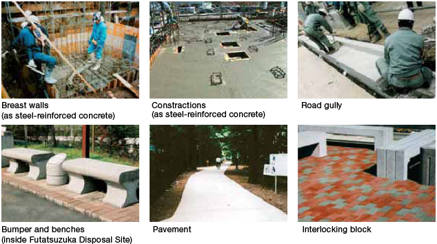 Photo of Eco-cement application examples