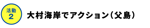 活動3-カヤックでアクション（父島）