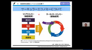 講師：公益財団法人　東京都環境公社　  東京サーキュラーエコノミー推進センター　普及推進チーム　  　　　主任　中島　彰太　