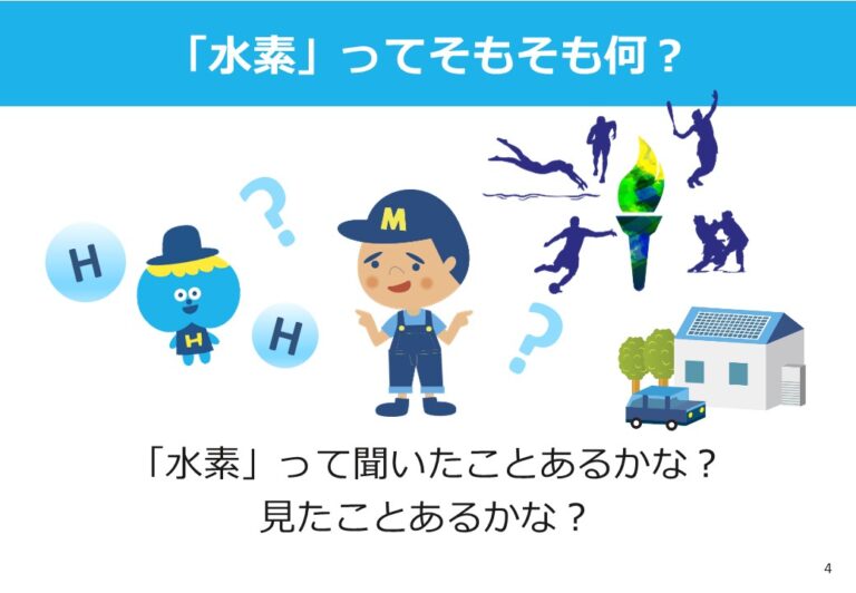 「水素」ってそもそも何？「水素」って聞いたことあるかな？見たことあるかな？
